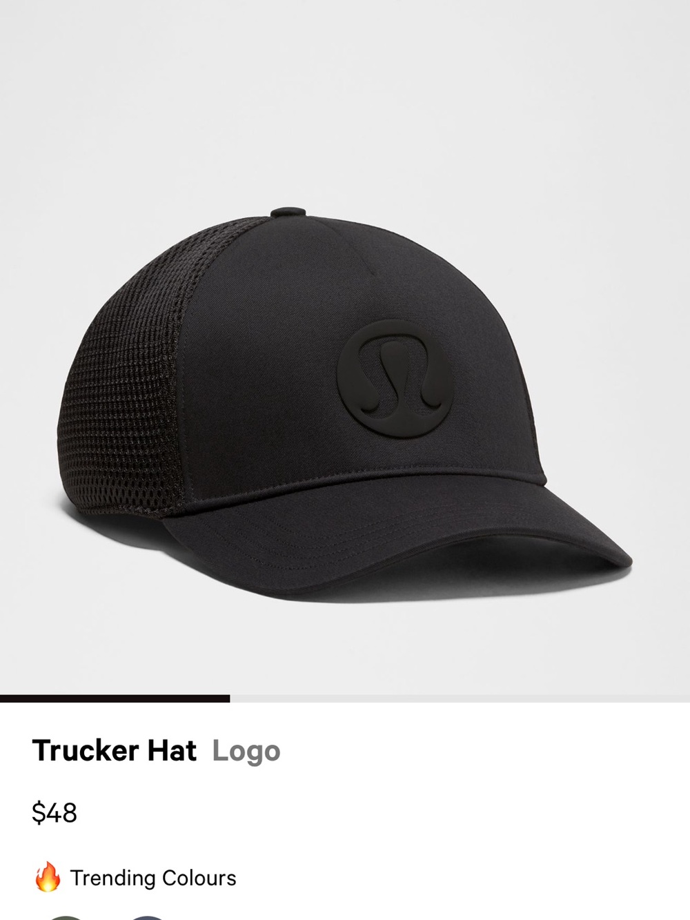 Lululemon trucker Hat